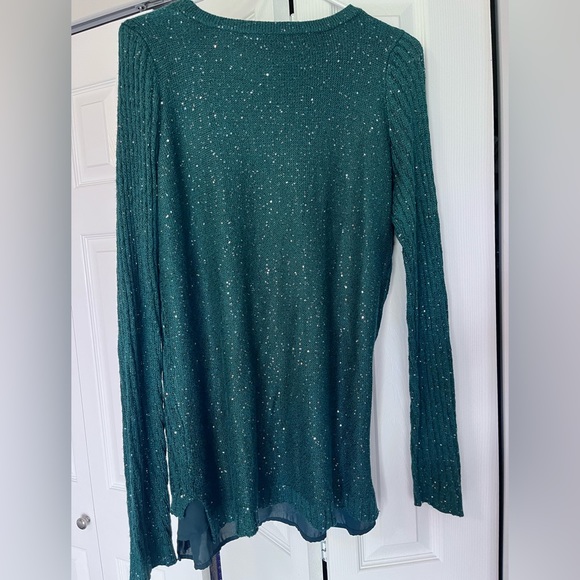 Sequin long sleeve top - Picture 8 of 8